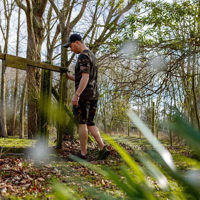 Fox Black/Camo Outline T-Shirt