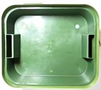 Green Square Bucket 10 Litres With Tray