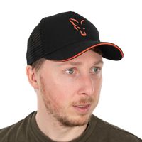 Fox Collection Trucker Cap Black & Orange