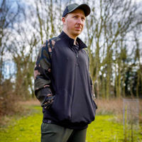 Fox LW Black/Camo QTR Zip Pullover