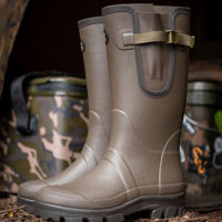 Fox Neoprene Lined Camo/Khaki Rubber Boots