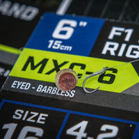 Matrix MXC-6 Barbless 15cm F1 Band Rigs