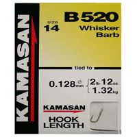 Kamasan Hooks To Nylon B520 Whisker Barbed