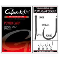 Gamakatsu Pro-C Power Carp Spade Barbless Hooks