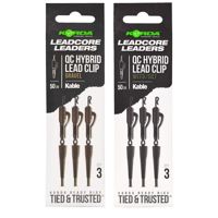 Korda Kable Leadcore Leaders Hybrid Lead Clip QC Swivel