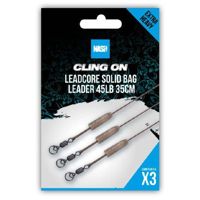 Nash Cling On Leadcore Solid Bag Leaders 35cm