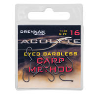 Drennan Acolyte Carp Method Barbless Eyed Hooks