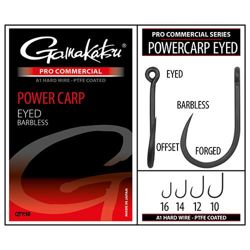 Gamakatsu Pro-C Power Carp Eyed Barbless Hooks