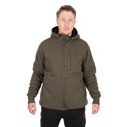 Fox Collection Sherpa Jacket Green & Black