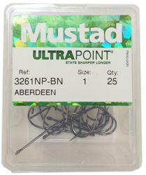 Mustad (BOX) 3261NP-BN Aberdeen Hooks