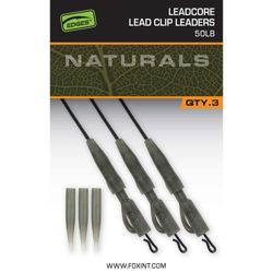 Fox Edges Naturals Leadcore Power Grip Lead Clip Leaders