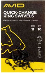 Avid Carp Quick Change Ring Swivels