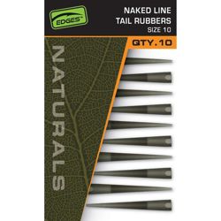 Fox Edges Naturals Size 7 Powergrip Naked Line Tail Rubbers