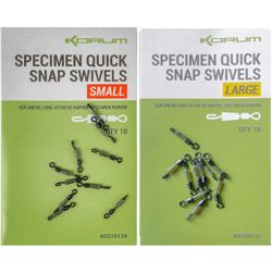 Korum Specimen Quick Snap Swivels