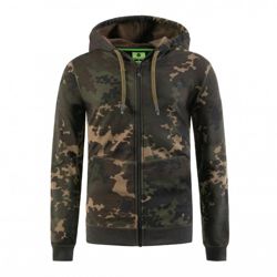 Korda Dark Kamo Zipped Hoodies