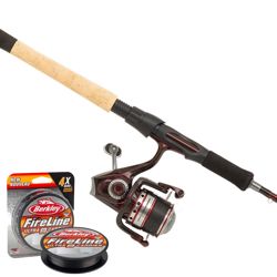 Abu Garcia Tormentor Spinning Combo & FOC Braid 8ft/7-28g