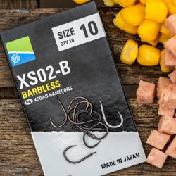 Preston Innovations XS02-B Barbless Hooks