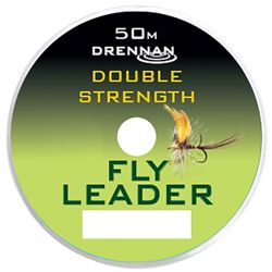 Drennan Double Strength Fly Leader 50m