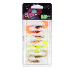 Fox Rage Micro Grub Tail Ultra UV Mixed Colour Pack