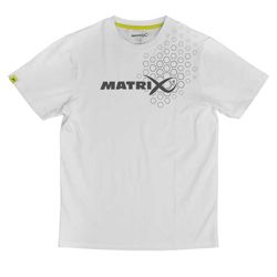 Matrix White Hex Print T-Shirt