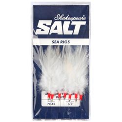 Shakespeare Salt Mackerel Feathers White