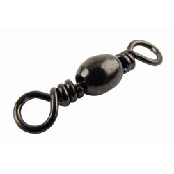 Mustad Black Barrel Swivels (77210)