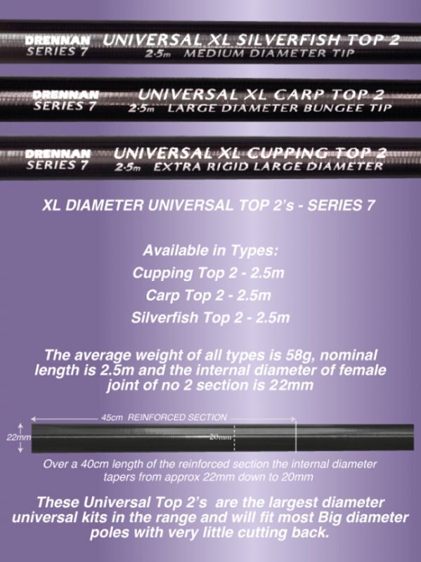 Drennan SERIES 7 Universal XL CUPPING Top 2