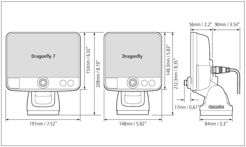 Raymarine Dragonfly 7 With Transducer & EU Silver Chart