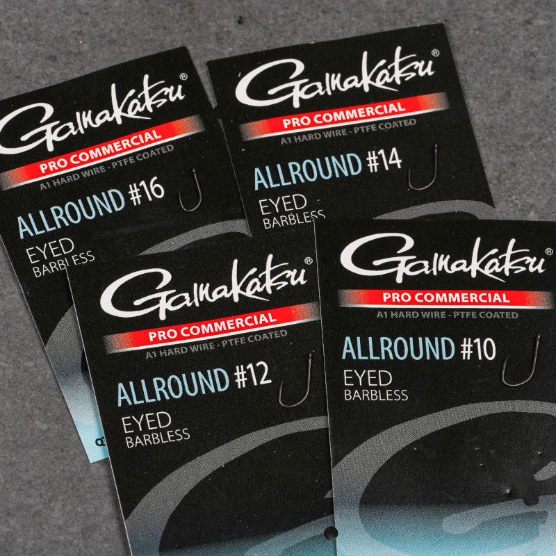 Gamakatsu Pro-C Allround Eyed Barbless Hooks