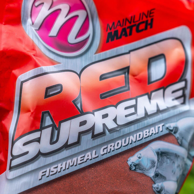 Mainline Match Red Supreme Fishmeal Groundbait 1kg