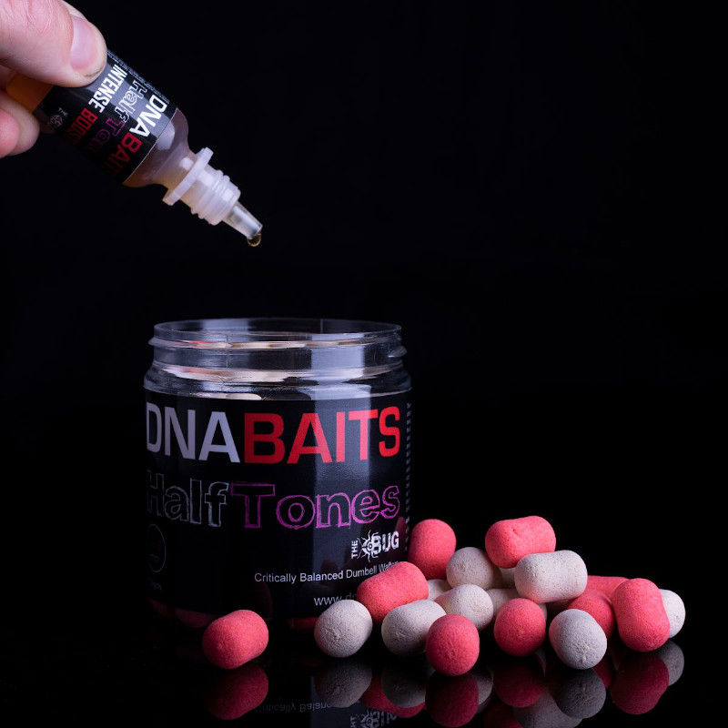 DNA Baits Flouro Half Tones Dumbell Wafters 10x15mm