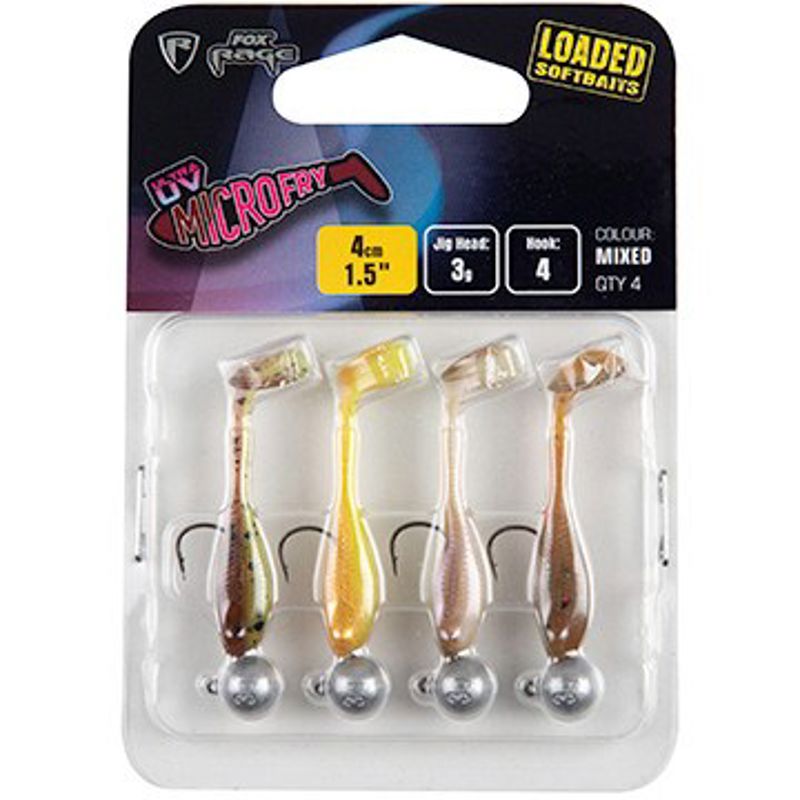 Fox Rage Micro Fry Loaded UV Mixed Colour Pack