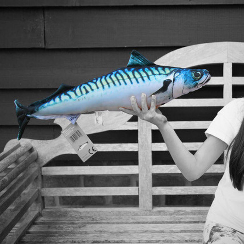 Gaby Atlantic Mackerel Pillow