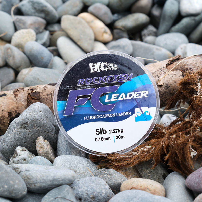 HTO Rockfish Fluorocarbon Leader 30m