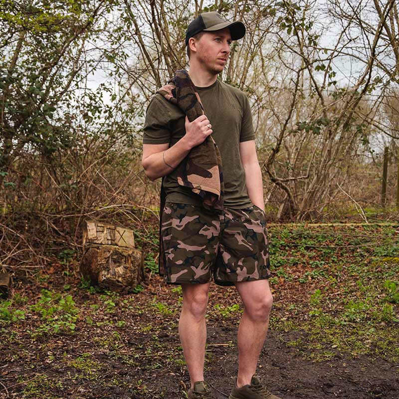 Fox Black/Camo LW Swim Shorts