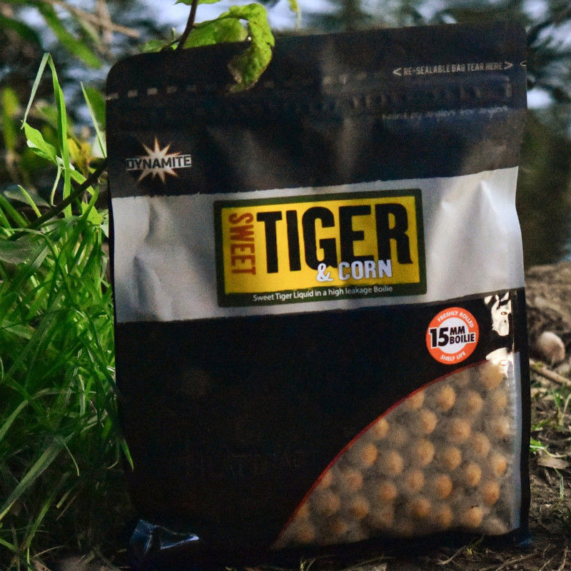 Dynamite Baits Big Fish Sweet Tiger & Corn Boilies 1kg