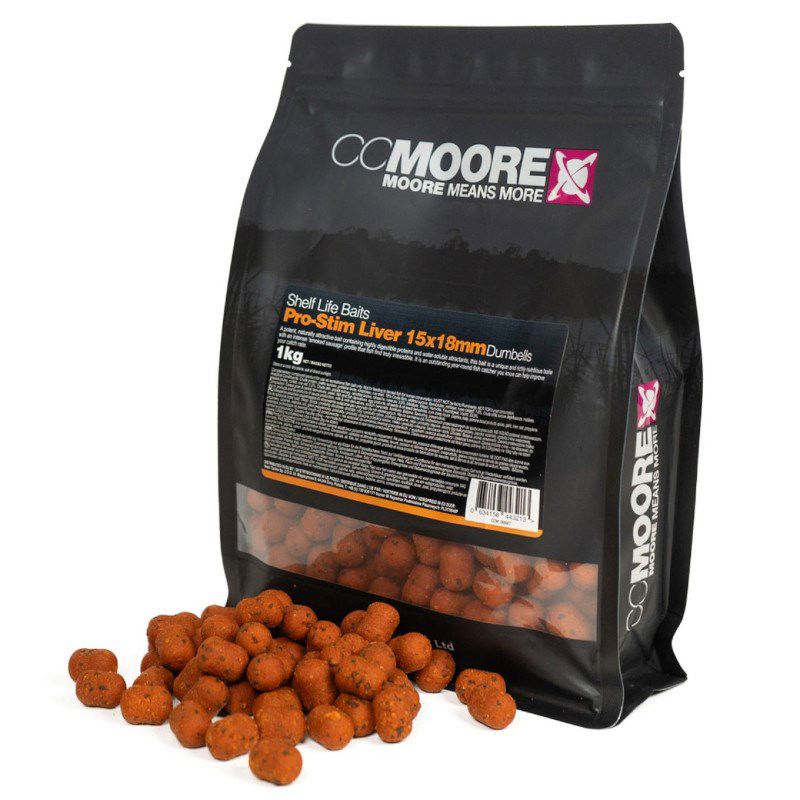 CC Moore Pro-Stim Liver Frozen Dumbells 15 x 18mm