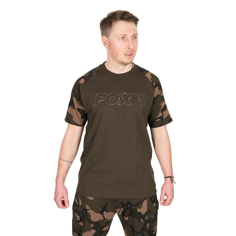 Fox Khaki/Camo Outline T-Shirt