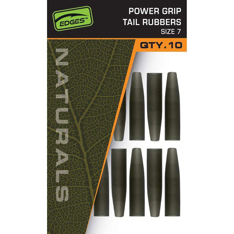 Fox Edges Naturals Size 7 Power Grip Tail Rubbers