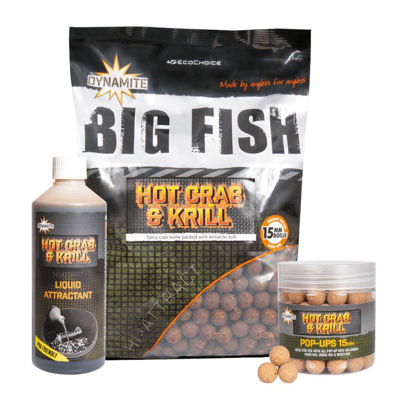 Dynamite Baits Hot Crab & Krill 15mm Boilies