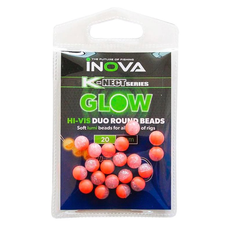 Inova Hi-Vis Duo Round Glow Beads