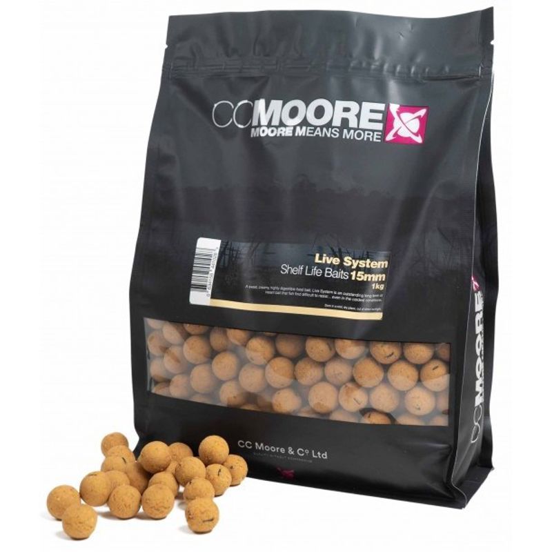 CC Moore Live System Shelf Life Boilies