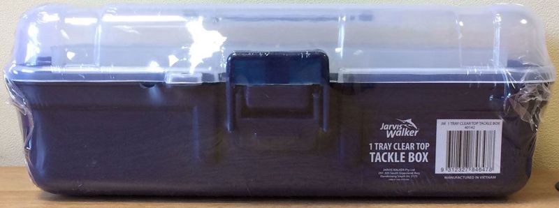 Jarvis Walker 1 Tray Clear Top Tackle Box