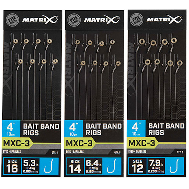 Matrix MXC-3 Barbless Bait Band Rigs