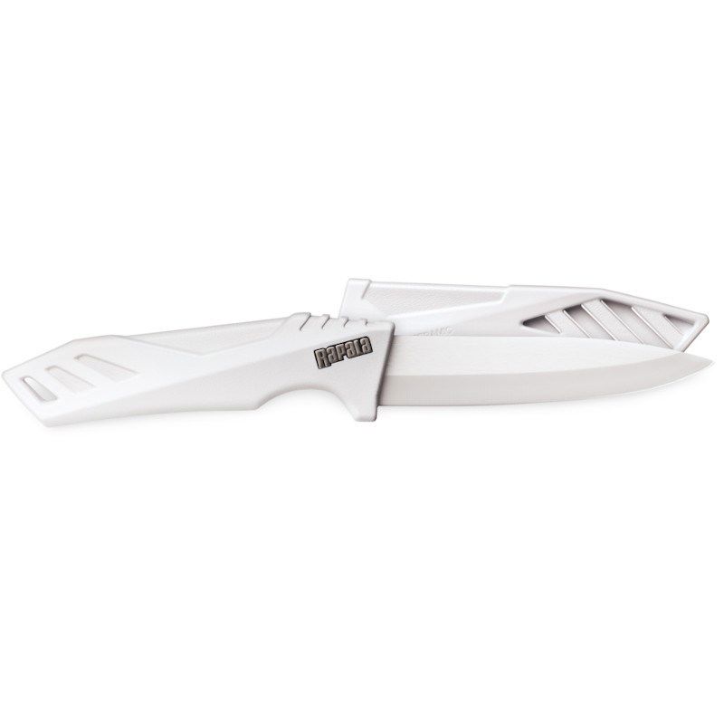 Rapala Ceramic White Handle Bait Knife 4inch