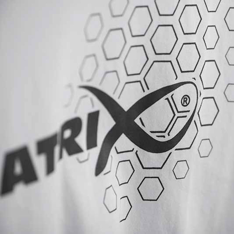 Matrix White Hex Print T-Shirt