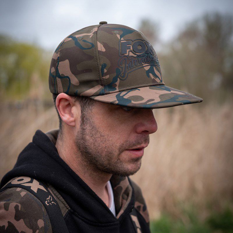 Fox Camo Flat Peak Snapback Cap