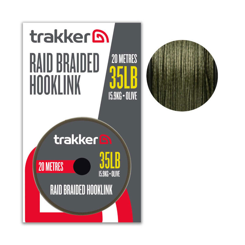 Trakker Raid Braided Hooklink 20m