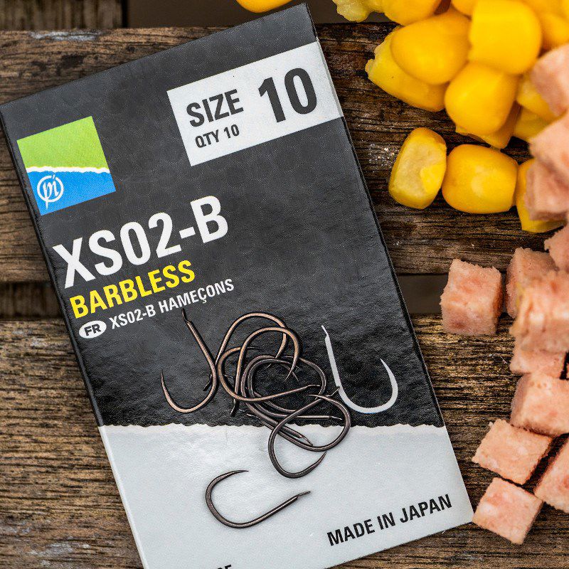 Preston Innovations XS02-B Barbless Hooks