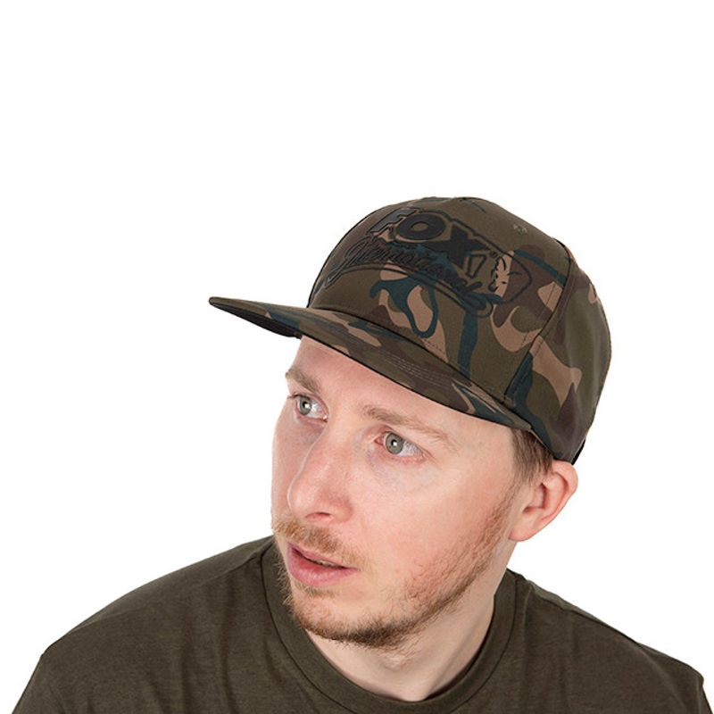 Fox Camo Flat Peak Snapback Cap